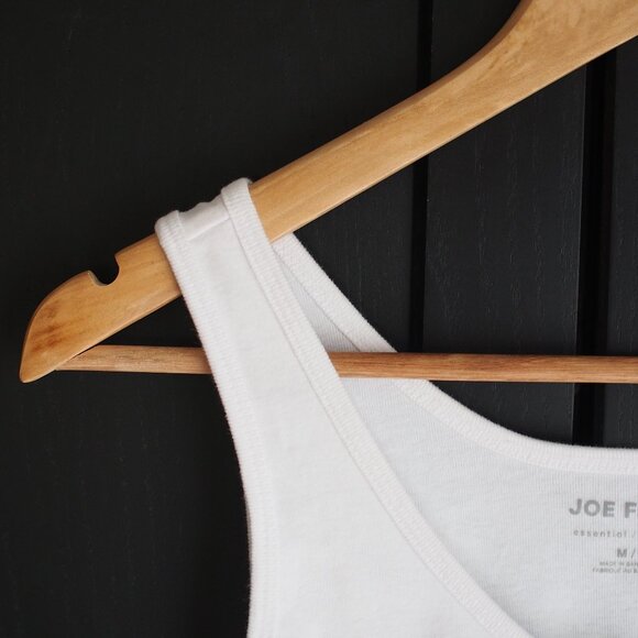 Joe Fresh |  Organic Cotton Basic White Tank Top - Picture 3 of 4